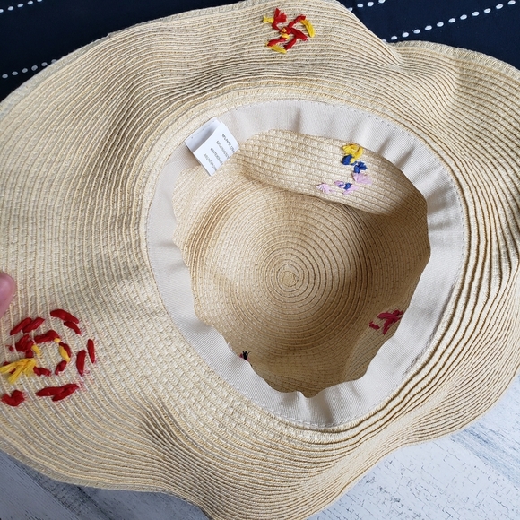 Target| Embroidered Summer Floppy Hat Tan - Picture 2 of 7